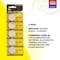 Exell Battery 5pack Exell 3V Lithium Coin Cell Battery Replaces DL2450 EB-CR2450 - alternate 4